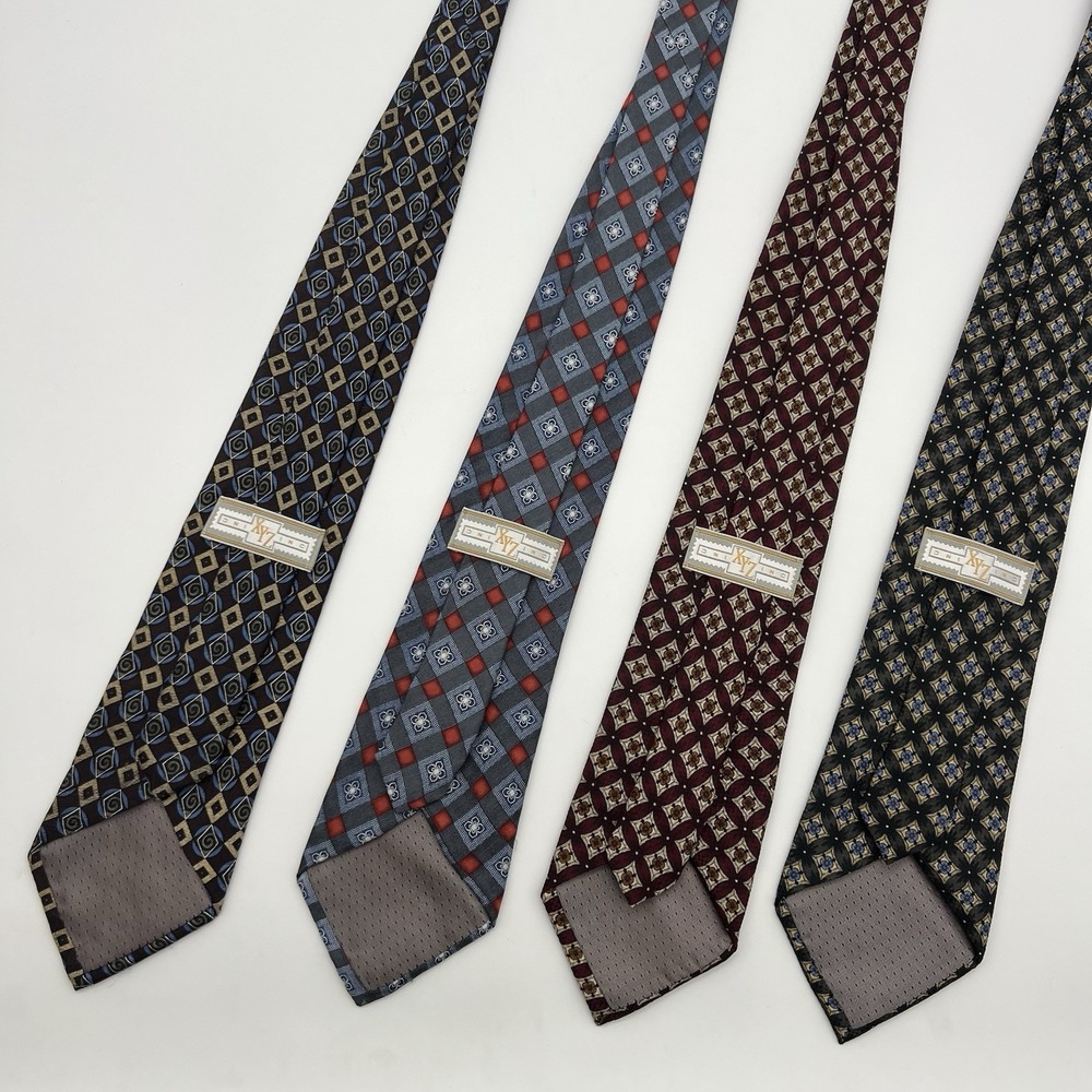 XYZ Mans Ties Lot Of 4 - Picture 2 of 2